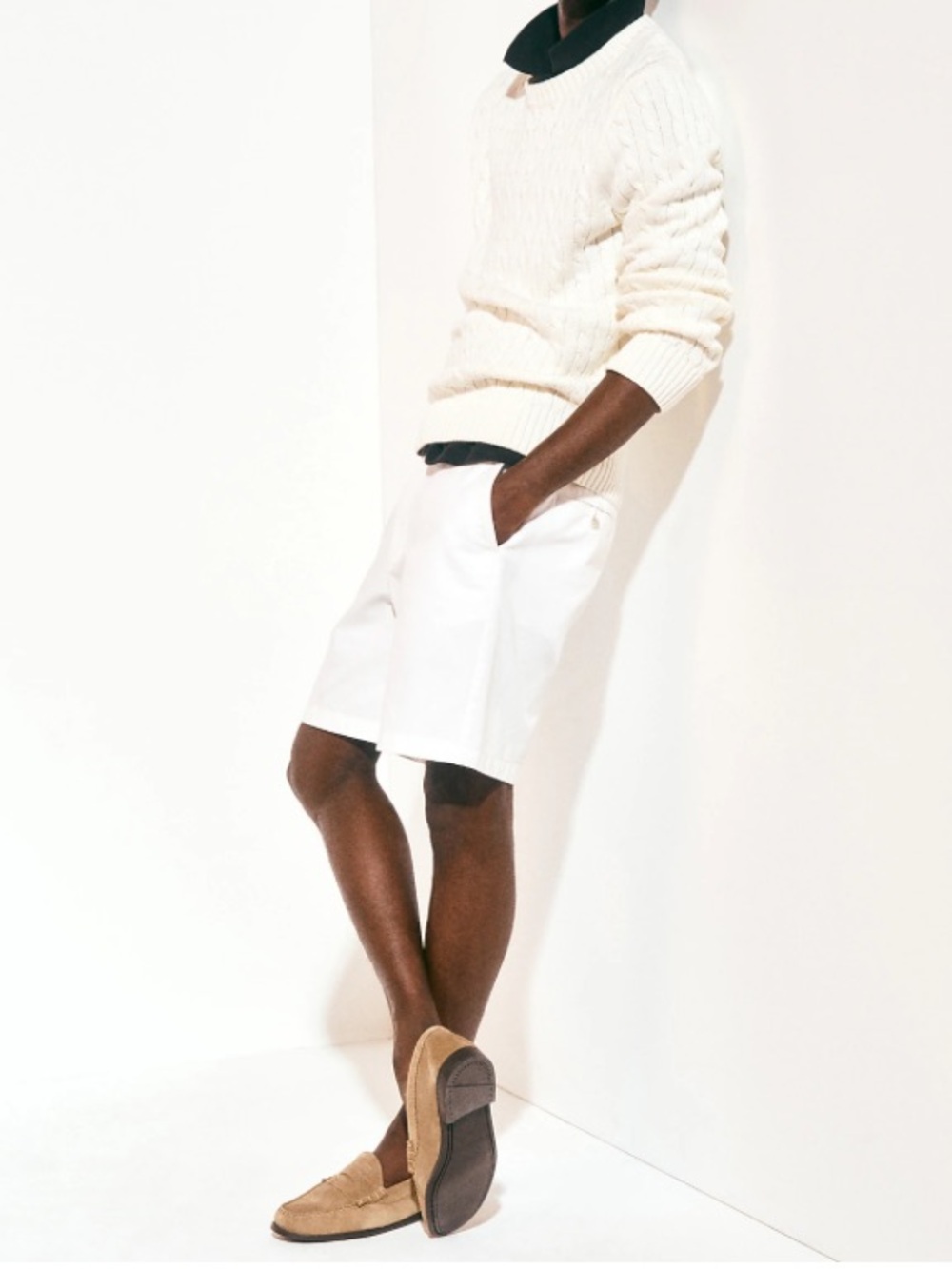 J crew white 8" Classic chino short